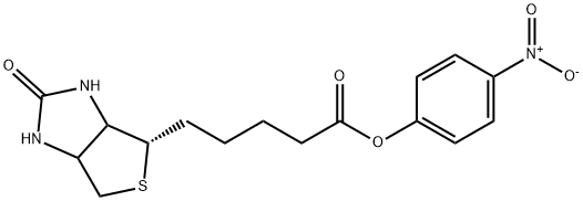 1H-Thieno[3,4-d]imidazole-4-pentanoic acid, hexahydro-2-oxo-, 4-nitrophenyl ester, (4S)- Struktur