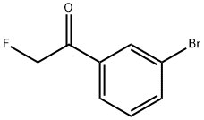 Ethanone, 1-(3-bromophenyl)-2-fluoro- Structure