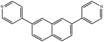 2,7-di(pyridin-4-yl)naphthalene 化学構造式