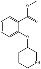 1220171-60-7 methyl 2-(piperidin-3-yloxy)benzoate