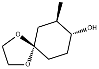 cis-7-methyl-1,4-dioxaspiro[4.5]decan-8-ol Structure