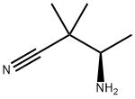(3R)-3-amino-2,2-dimethylbutanenitrile Structure