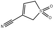 3-Thiophenecarbonitrile, 2,5-dihydro-, 1,1-dioxide 结构式