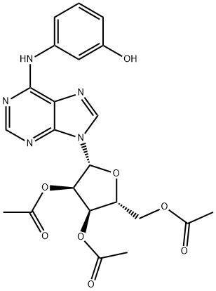 Adenosine, N-(3-hydroxyphenyl)-, 2',3',5'-triacetate|化合物IMM-H007