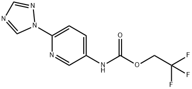 2,4-三唑-1-基)吡啶-3-基]氨基甲酸酯 1221724-49-7 结构式