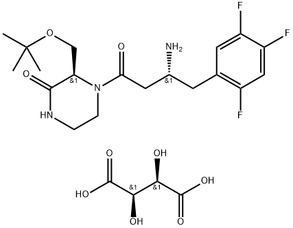 Evogliptin Tartrate, 1222102-51-3, 结构式