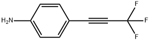 Benzenamine, 4-(3,3,3-trifluoro-1-propyn-1-yl)- Structure
