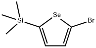 Selenophene, 2-bromo-5-(trimethylsilyl)- Struktur
