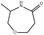1,4-Oxazepin-5(2H)-one, tetrahydro-3-methyl- Struktur