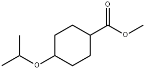 Methyl 4-(Propan-2-yloxy)cyclohexane-1-carboxylate Struktur