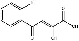 (Z)-4-(2-bromophenyl)-2-hydroxy-4-oxobut-2-enoic acid, 1224740-24-2, 结构式