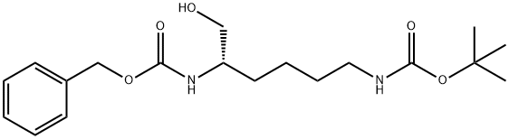 Carbamic acid, N-[(1S)-5-[[(1,1-dimethylethoxy)carbonyl]amino]-1-(hydroxymethyl)pentyl]-, phenylmethyl ester