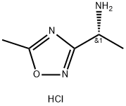 1,2,4-Oxadiazole-3-methanamine, α,5-dimethyl-, hydrochloride (1:1), (αR)- Struktur