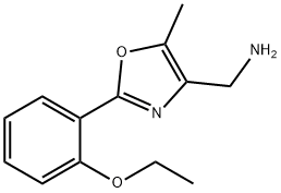 4-Oxazolemethanamine, 2-(2-ethoxyphenyl)-5-methyl- Struktur