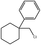 Benzene, [1-(chloromethyl)cyclohexyl]- 化学構造式