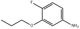 4-Fluoro-3-propoxyaniline Struktur