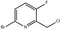 6-溴-2-(氯甲基)-3-氟吡啶 结构式