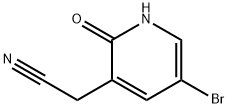 2-(5-Bromo-2-hydroxypyridin-3-yl)acetonitrile Struktur