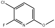 3-氯-2-氟-6-甲氧基吡啶,1227598-10-8,结构式