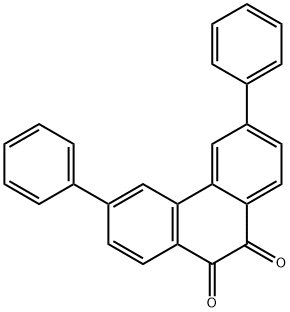 3,6-二苯基菲-9,10-二酮 结构式