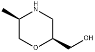 2-Morpholinemethanol, 5-methyl-, (2S,5R)- Structure