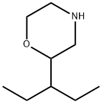 Morpholine, 2-(1-ethylpropyl)- Struktur
