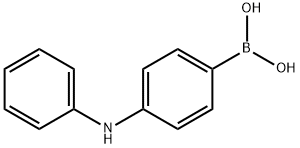 4-(苯胺)苯硼酸,1228183-40-1,结构式