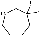 1H-Azepine, 3,3-difluorohexahydro- Structure