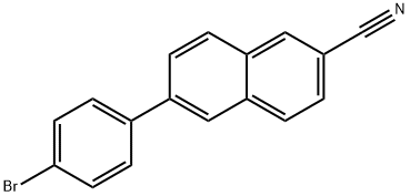 6-(4-Bromophenyl)-2-naphthonitrile Structure