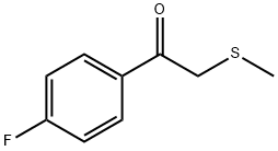 Ethanone, 1-(4-fluorophenyl)-2-(methylthio)-,122831-40-7,结构式