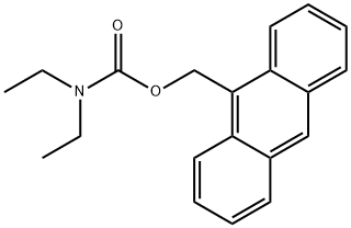 9-anthrylmethyl N,N-diethylcarbamate 结构式