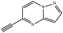 5-Ethynylpyrazolo[1,5-a]pyrimidine 化学構造式