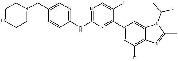 Abemaciclib Metabolites M2 化学構造式