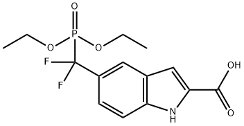 5-((Diethoxyphosphoryl)difluoromethyl)-1H-indole-2-carboxylic acid|5-((二乙氧基磷酰基)二氟甲基)-1H-吲哚-2-羧酸