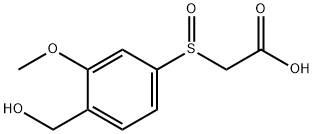 1234793-64-6 2-[[4-(Hydroxymethyl)-3-methoxyphenyl]sulfinyl]acetic acid