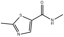 N,2-二甲基-1,3-噻唑-5-甲酰胺,1235439-10-7,结构式