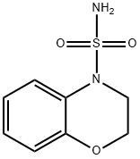 3,4-Dihydro-2H-1,4-benzoxazine-4-sulfonamide Structure