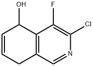 3-氯-4-氟-5,8-二氢异喹啉-5-醇 结构式