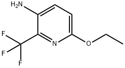 3-Pyridinamine, 6-ethoxy-2-(trifluoromethyl)- Structure