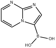 Boronic acid, B-imidazo[1,2-a]pyrimidin-3-yl- 化学構造式