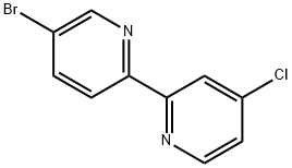 2,2'-Bipyridine, 5'-bromo-4-chloro- Structure