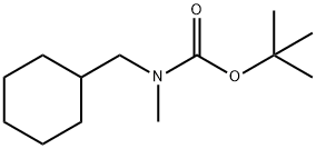 Carbamic acid, N-(cyclohexylmethyl)-N-methyl-, 1,1-dimethylethyl ester,1239325-65-5,结构式