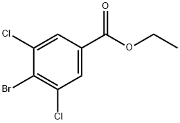 4-溴-3,5-二氯苯甲酸乙酯, 1239741-87-7, 结构式