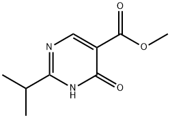 2-异丙基-6-氧代-1,6-二氢嘧啶-5-羧酸甲酯,1239765-72-0,结构式