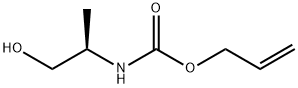Carbamic acid, N-[(1R)-2-hydroxy-1-methylethyl]-, 2-propen-1-yl ester 化学構造式