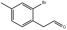 Benzeneacetaldehyde, 2-bromo-4-methyl- 化学構造式