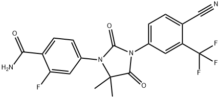 Enzalutamide 化学構造式