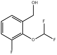 [2-(Difluoromethoxy)-3-fluorophenyl]methanol Structure