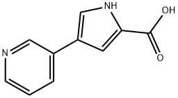 1H-Pyrrole-2-carboxylic acid, 4-(3-pyridinyl)- Struktur