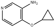 3-Pyridinamine, 4-(cyclopropyloxy)- Struktur